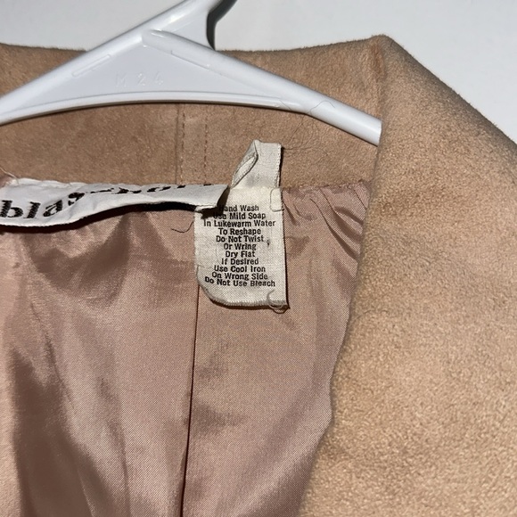 Blass Sport Light Pink Suede Blazer - Picture 4 of 4